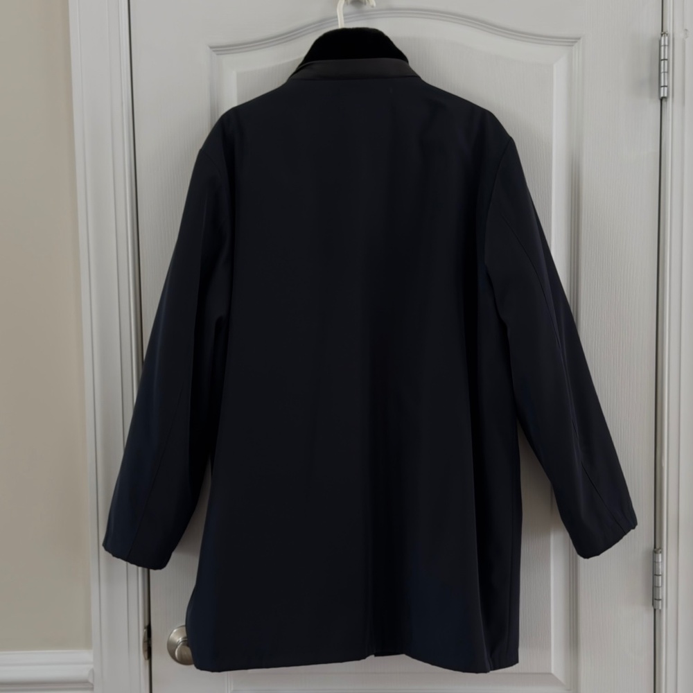 Paul Stuart Shearling Rain Jacket -Large - image 2